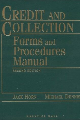 Cover of Credit Collection Forms Procedures HB