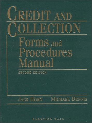 Book cover for Credit Collection Forms Procedures HB