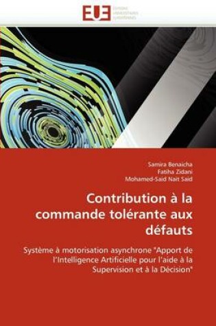 Cover of Contribution   La Commande Tol rante Aux D fauts