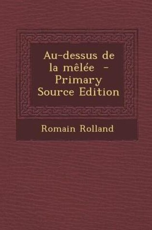 Cover of Au-Dessus de La Melee
