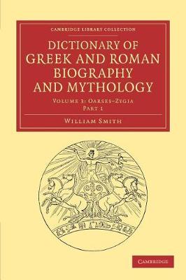 Book cover for Dictionary of Greek and Roman Biography and Mythology