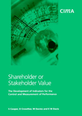 Book cover for Shareholder or Stakeholder Value