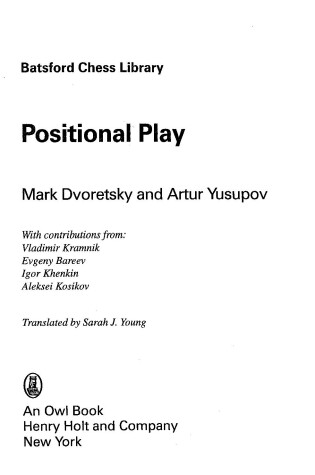 Cover of Positional Play