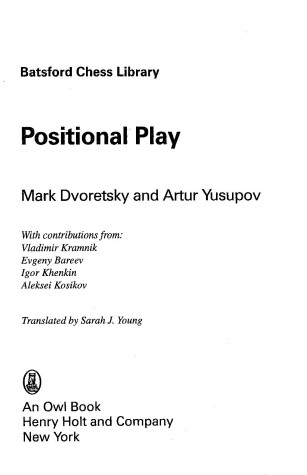 Cover of Positional Play