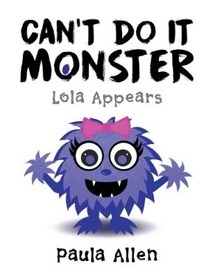 Book cover for Can't Do It Monster