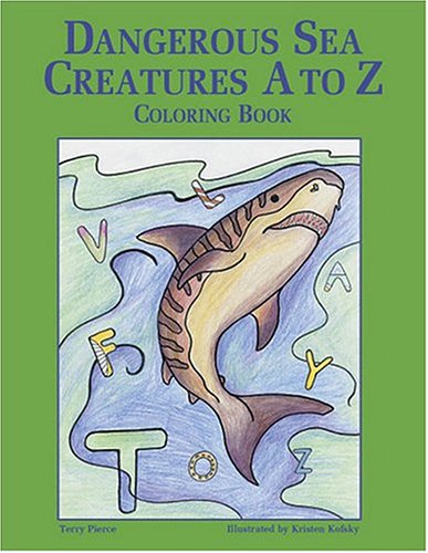 Book cover for Dangerous Sea Creatures of Hawai'i A to Z Coloring Book