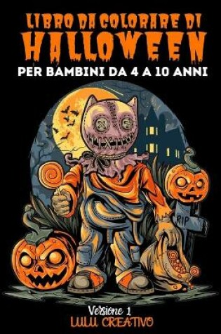 Cover of Libro da colorare di Halloween per bambini da 4 a 10 anni