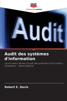 Book cover for Audit des systèmes d'information