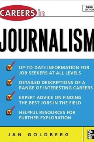 Cover of Careers in Journalism, Third Edition