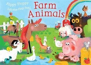 Book cover for Flippy Floppy Farm Animals