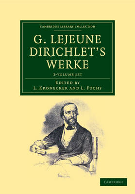 Book cover for G. Lejeune Dirichlet's Werke 2 Volume Set