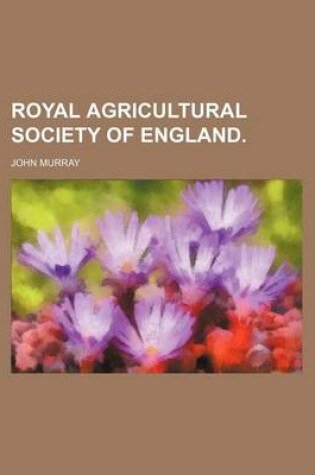 Cover of Royal Agricultural Society of England.