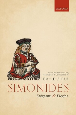 Cover of Simonides: Epigrams and Elegies