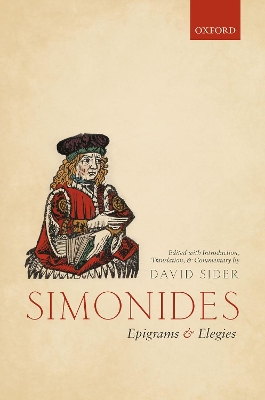Book cover for Simonides: Epigrams and Elegies