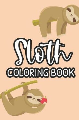 Cover of Sloth Coloring Book