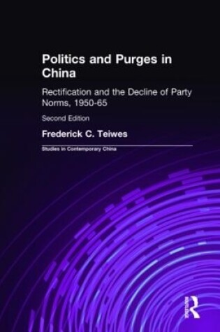 Cover of Politics and Purges in China