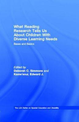 Book cover for What Reading Research Tells Us about Children with Diverse Learning Needs