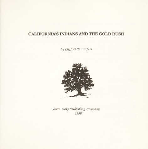 Book cover for California's Indians and the Gold Rush