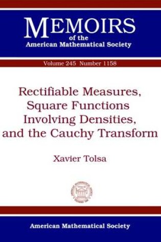 Cover of Rectifiable Measures, Square Functions Involving Densities, and the Cauchy Transform