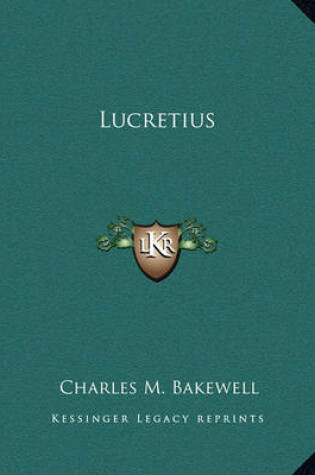 Cover of Lucretius