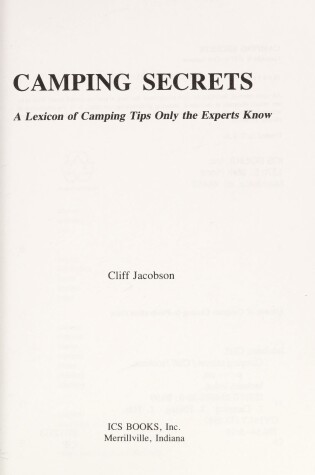 Cover of Camping Secrets