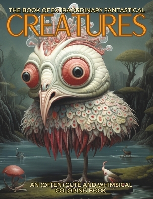 Cover of The Book of Extraordinary Fantastical Creatures An (Often) Cute and Whimsical Coloring Book