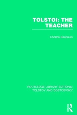 Book cover for Tolstoi: The Teacher