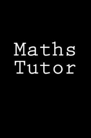 Cover of Maths Tutor