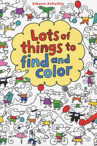 Cover of Lots of Things to Find and Color