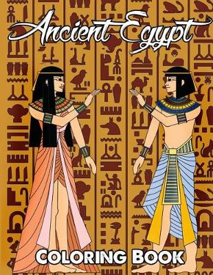 Book cover for Ancient Egypt Coloring Book