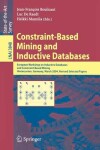 Book cover for Constraint-Based Mining and Inductive Databases