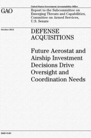 Cover of Defense Acquisitions