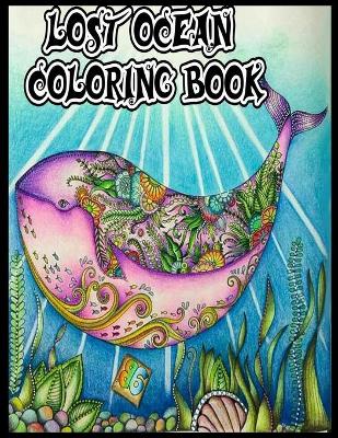 Book cover for Lost Ocean coloring book