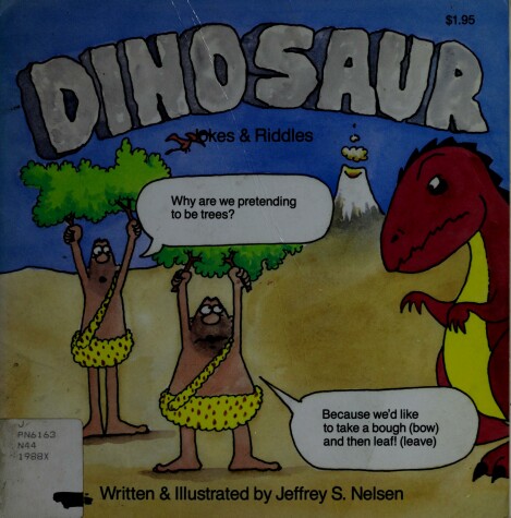 Book cover for Dinosaur Jokes and Riddles