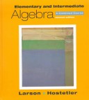 Book cover for Elementary and Intermediate Algebra