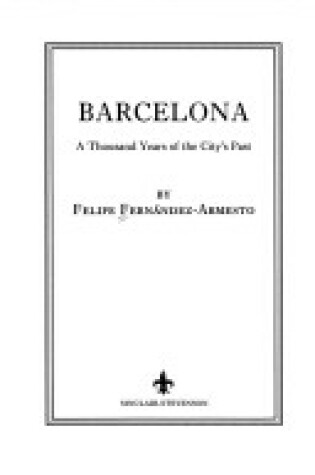 Cover of Barcelona