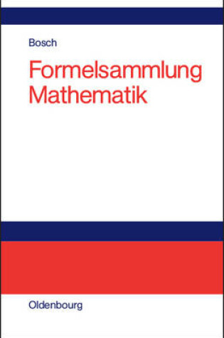 Cover of Formelsammlung Mathematik