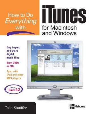 Book cover for How to Do Everything with iTunes for Macintosh and Windows