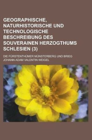 Cover of Geographische, Naturhistorische Und Technologische Beschreibung Des Souverainen Herzogthums Schlesien; Die Furstenthumer Munsterberg Und Brieg (3 )