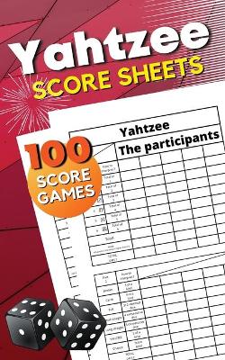 Book cover for Yahtzee Score Sheets