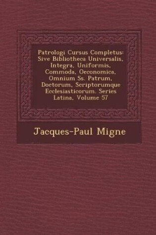 Cover of Patrologi Cursus Completus