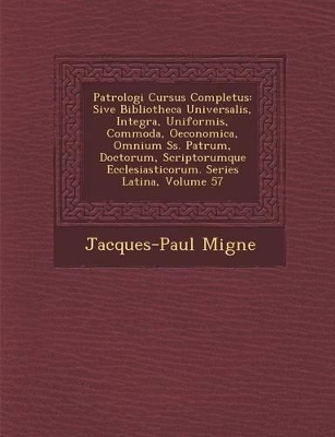 Book cover for Patrologi Cursus Completus