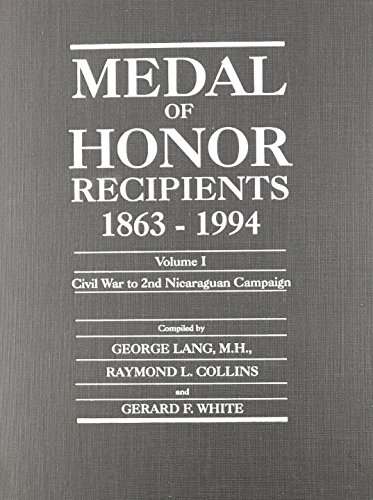 Book cover for Medal of Honor Recipients, 1863-1994