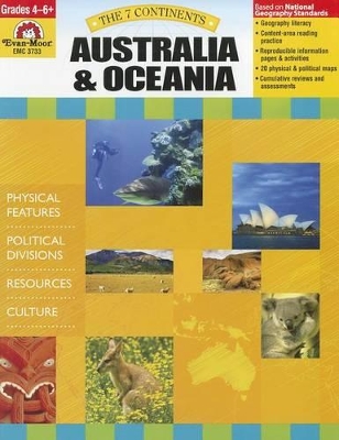 Book cover for 7 Continents: Australia and Oceania, Grade 4 - 6 Teacher Resource