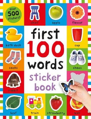 Book cover for First 100 Words Sticker Book