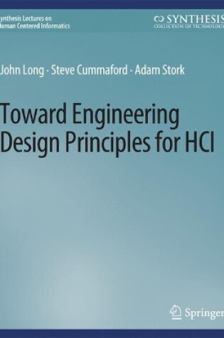 Cover of Toward Engineering Design Principles for HCI