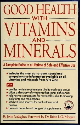 Book cover for Good Health with Vitamins and Minerals