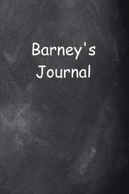 Cover of Barney Personalized Name Journal Custom Name Gift Idea Barney