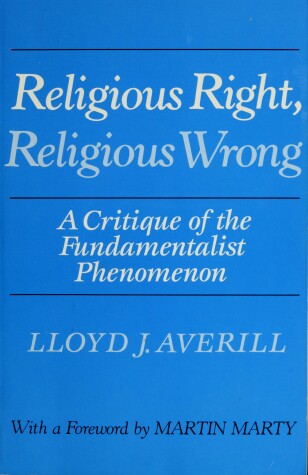 Book cover for Religious Right, Religious Wrong