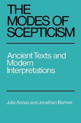 Cover of The Modes of Scepticism